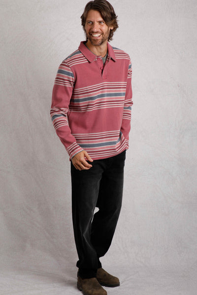 Caudale Heavyweight Stripe Rib Rugby