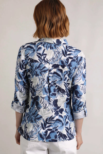 Syona Organic Doublecloth Printed Shirt