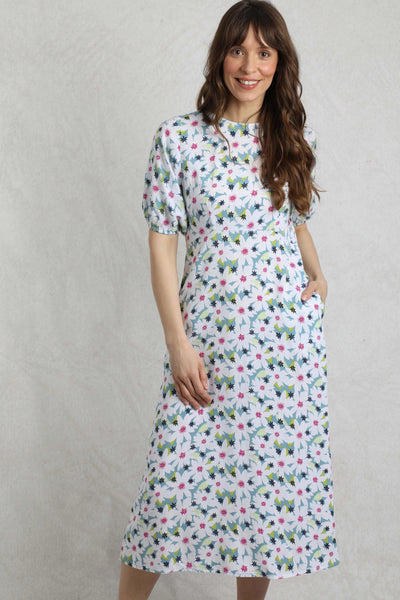 Everly Eco Printed Viscose Dress