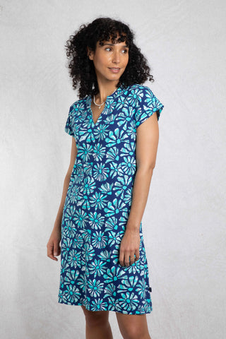 Suffolks Organic Cotton Printed Jersey Dress