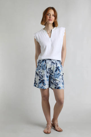 Aloha Linen Rich Printed Shorts