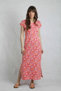 Mirren Organic Cotton Printed Maxi Dress