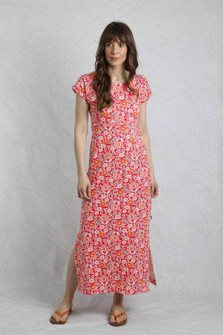 Mirren Organic Cotton Printed Maxi Dress