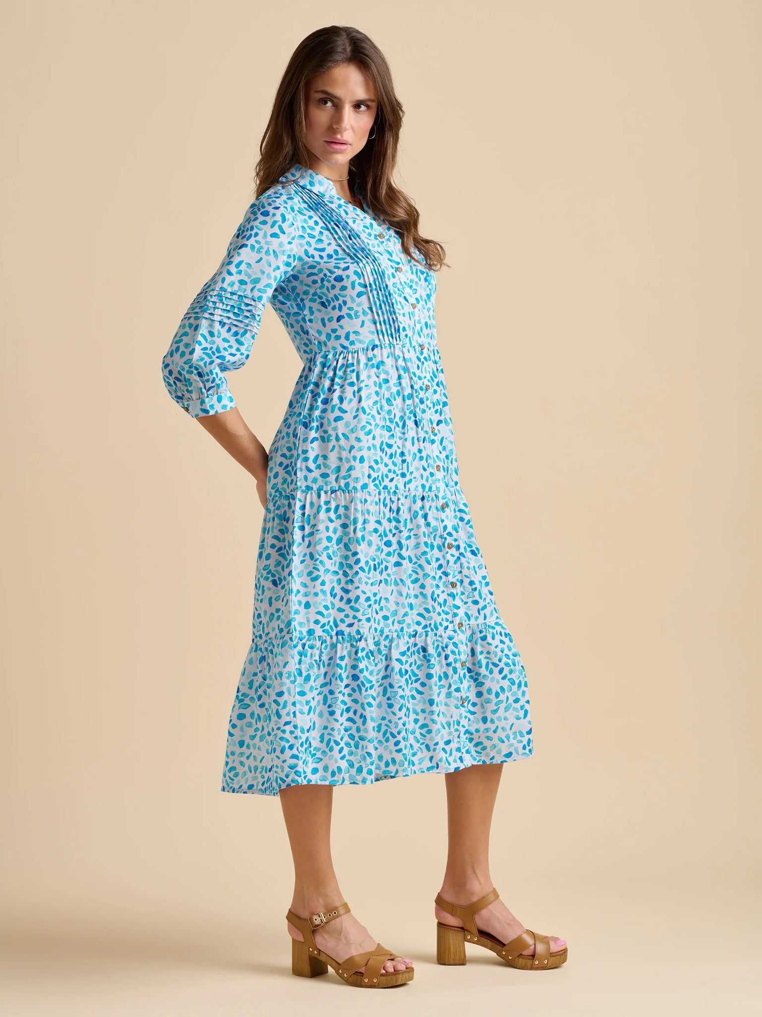Sea Glitter Midi Dress