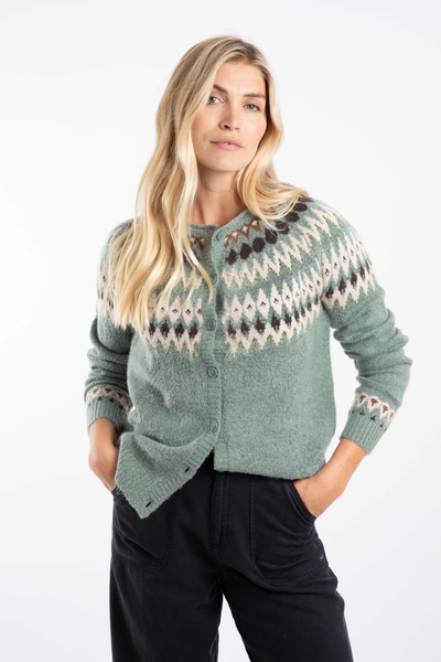 Hatty Eco Fair Isle Cardigan