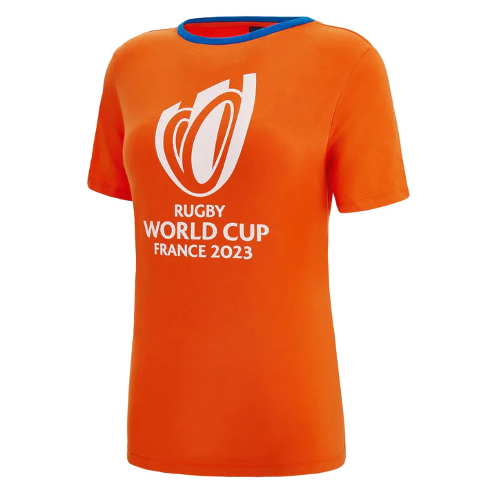 Macron RWC 2023 Rugby World Cup Tee (Orange) Women's
