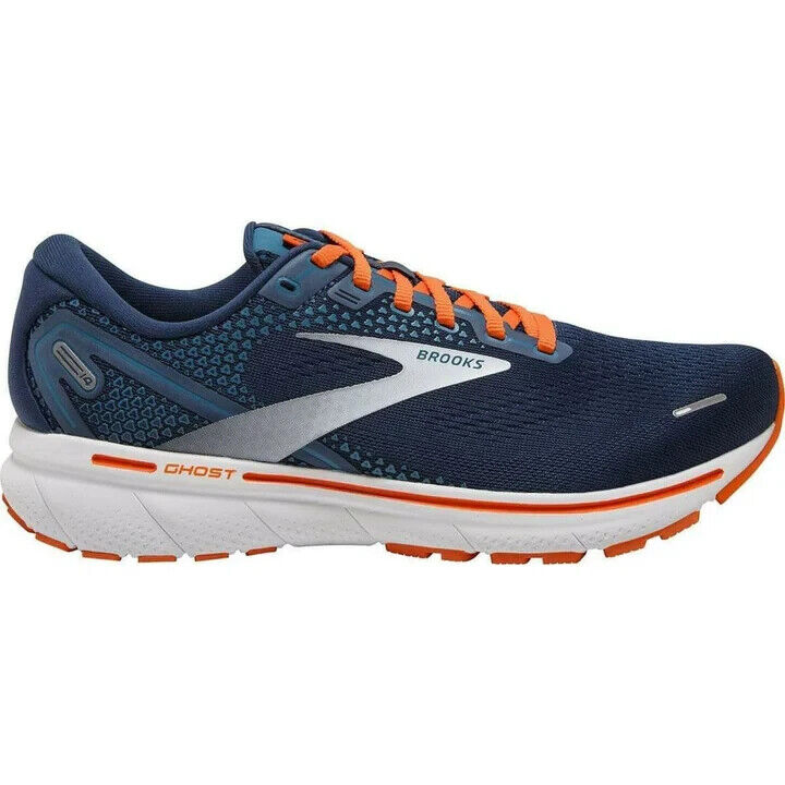 Ghost 14 Men's Running Shoes (Tital/Teal/Flame)