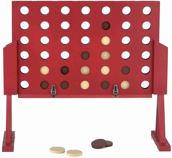 Wooden 4  in a Row Garden Game