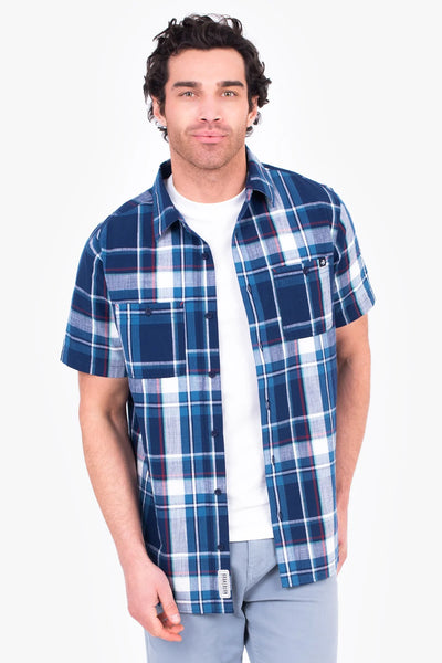 Navy Check Shirt