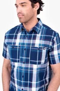 Navy Check Shirt