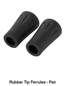 Trekmates Rubber Tip Ferrules - Pair