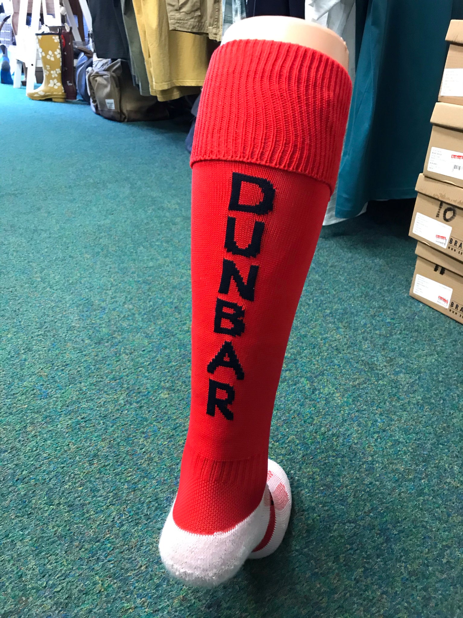 Dunbar Red Wacky Sox (Socks)