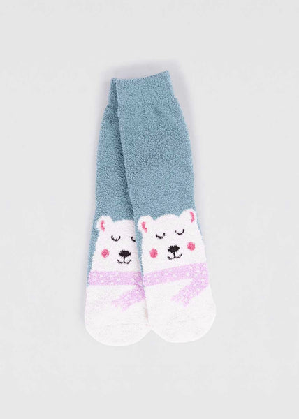 Billie Kids Recycled Polyester Fluffy socks