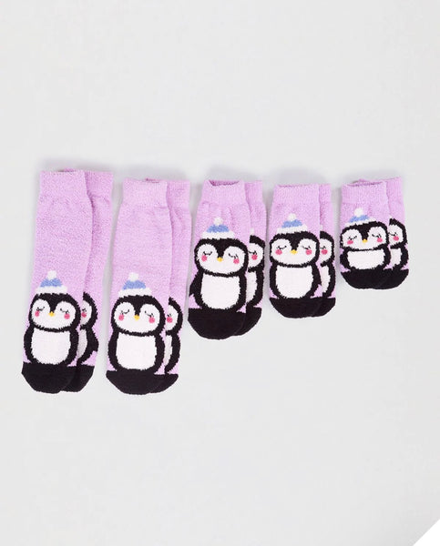 Billie Kids Recycled Polyester Fluffy socks